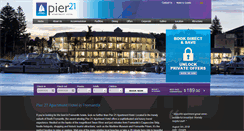 Desktop Screenshot of pier21.com.au